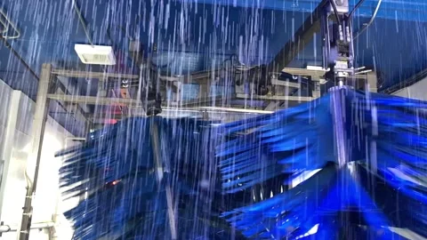 At the car wash Stock Footage 149327292