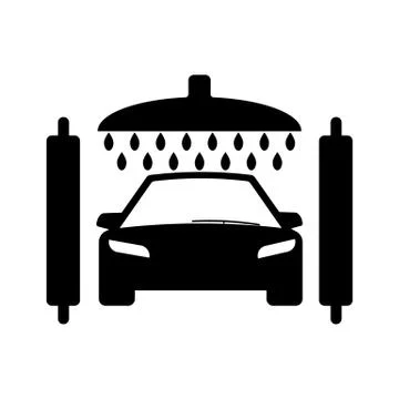Car wash icon Stock Illustration