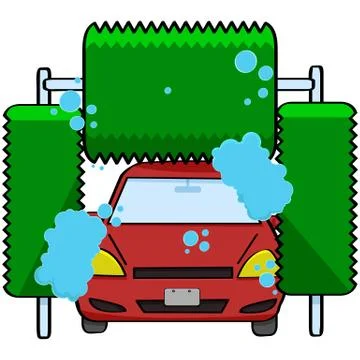Car wash Stock Illustration