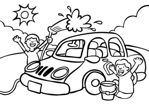 Car wash Stock Illustration