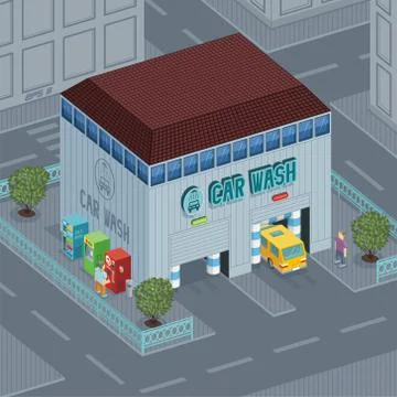 Car wash Stock Illustration
