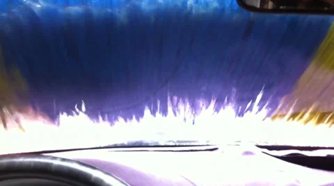 Car wash Inside the car. 스톡 동영상 37299591