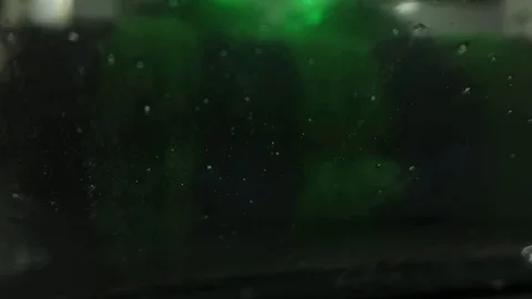 Car wash from inside the car. Video stock 105175880