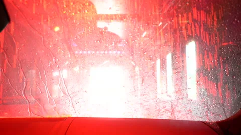 Car Wash Interior View Stock Footage 155762850