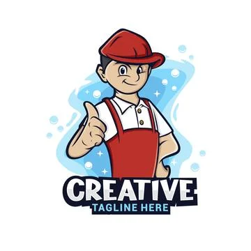 Car Wash Logo Vector Design Stock Illustration