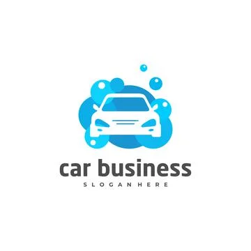 Car wash logo vector template, Creative car logo design concepts Stock Illustration
