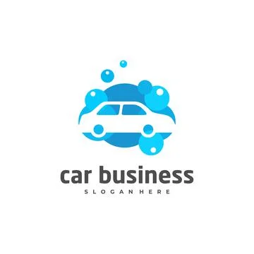 Car wash logo vector template, Creative car logo design concepts Stock Illustration