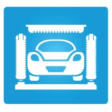 Car wash machine Stock Illustration