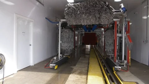 Car Wash Not Running Stock Footage 102401347