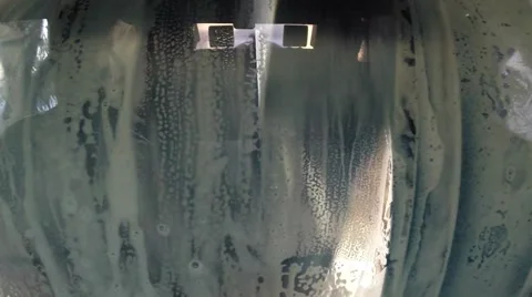 Car Wash Point of View, Phantom Ride 01-19-2015 Stock Footage 46043179