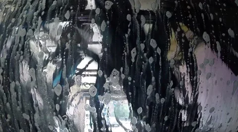 Car Wash Point of View, Phantom Ride 01-19-2015 Stock Footage 46043555