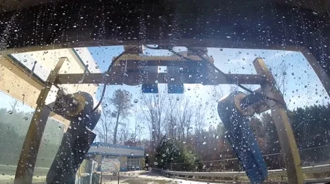 Car Wash Point of View, Phantom Ride 01-19-2015 Stock-Footage 46043774