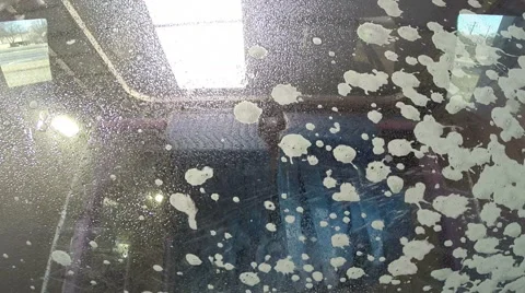 Car Wash Point of View, Phantom Ride 01-19-2015 Stock Footage 46113699