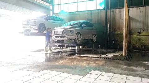 Car wash service Stock Footage 320387876