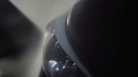 Car wash using high pressure water jet. Stock Footage 116571037