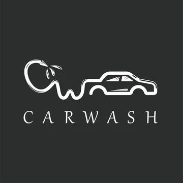 Car wash vector icon element concept design template 스톡 일러스트