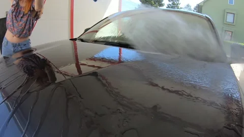 Car washing Stock Footage 272679577