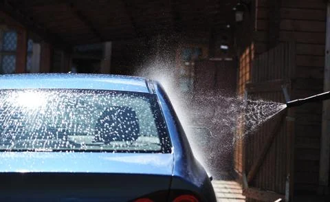Car washing Stock Photos