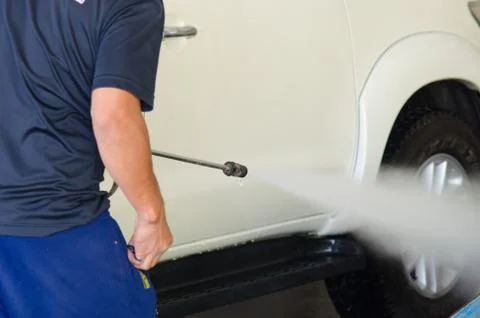 Car washing Stock Photos