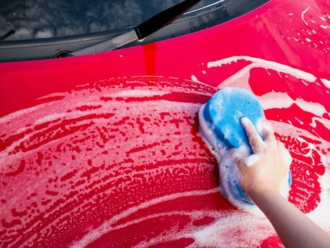 Car washing Stock Photos