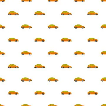 Car in water pattern seamless vector Stock Illustration