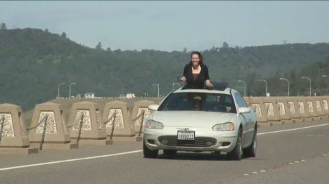 Car wave Stock Footage 378431