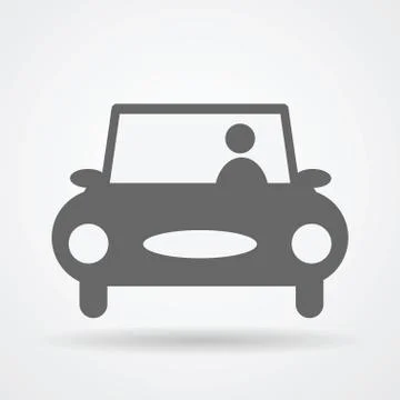 Car web icon Illustrazione stock