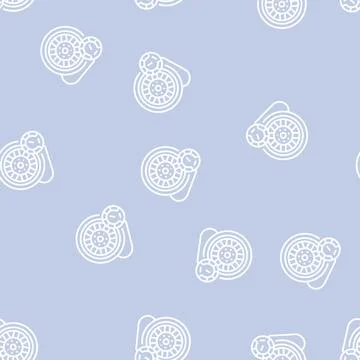 Car wheel air inflating line seamless pattern Ilustración de archivo