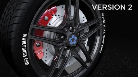 Car Wheel - Automotive Logo Stock After Effects