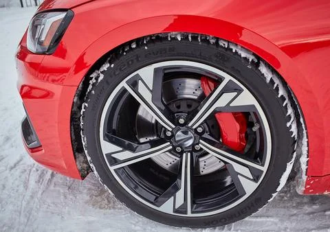 Car wheel background,  car elements close view Stock Photos