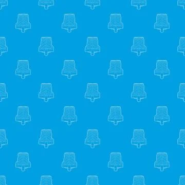 Car wheel clamp pattern vector seamless blue Stock Illustration