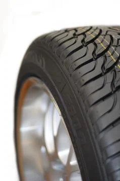 Car wheel closeup Stock Photos