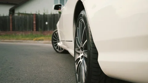 Car wheel Video stock 129462126