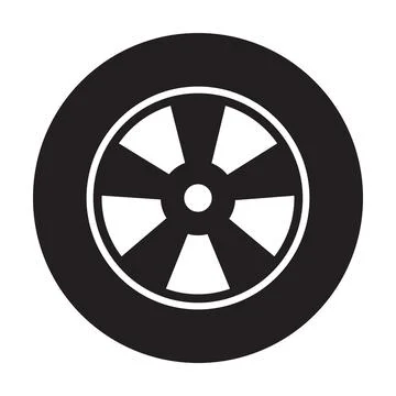 Car wheel icon vector for your web site design, logo, app, UI. illustration 스톡 일러스트