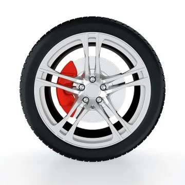 Car wheel Stock Illustration