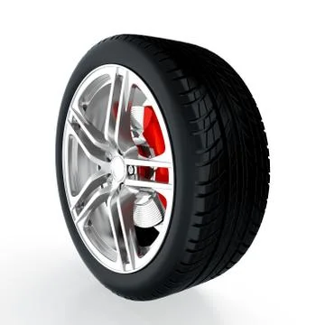 Car wheel Stock Illustration