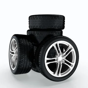 Car wheel Stock Illustration