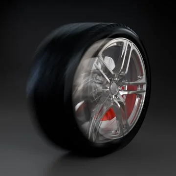 Car wheel Stock Illustration