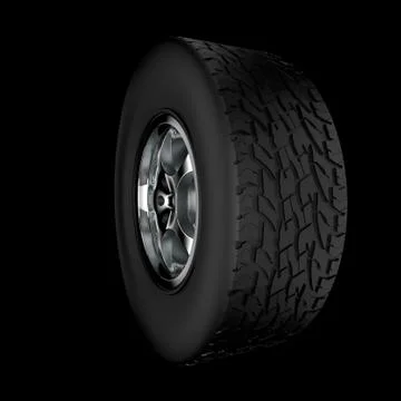 Car wheel. Stock Illustration