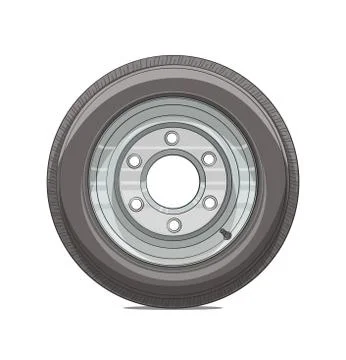 Car wheel Stock Illustration