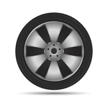 Car Wheel Illustrazione stock