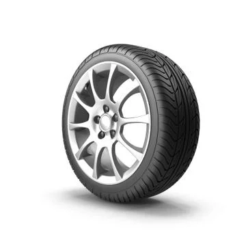 Car Wheel Stock Illustration