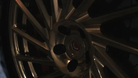 Car Wheel Pan 4K Stock Footage 94030193