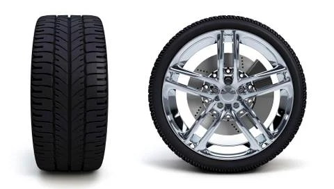 Car Wheel Stock-Fotos