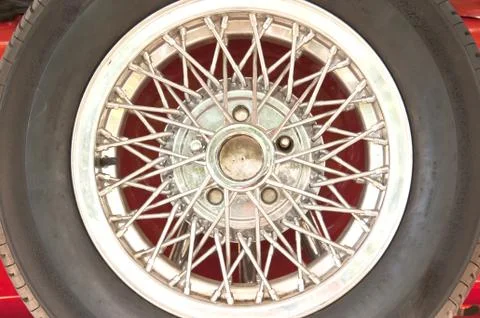 Car wheel. Stock Photos