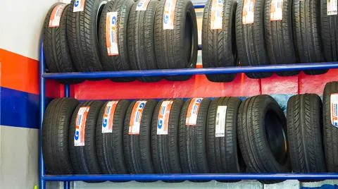 Car wheel Foto stock