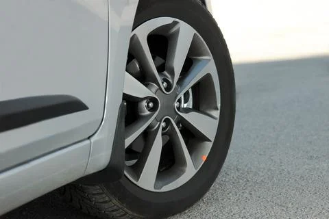 Car wheel Foto stock