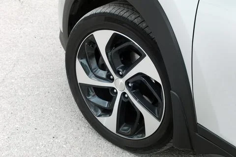 Car wheel Foto stock
