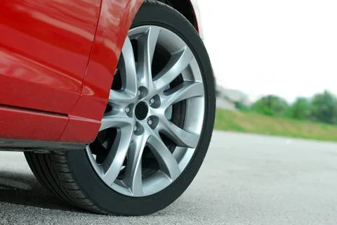 Car wheel Foto stock