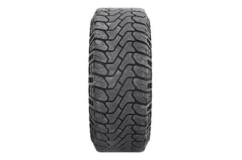 Car wheel, side view Stock-Illustration